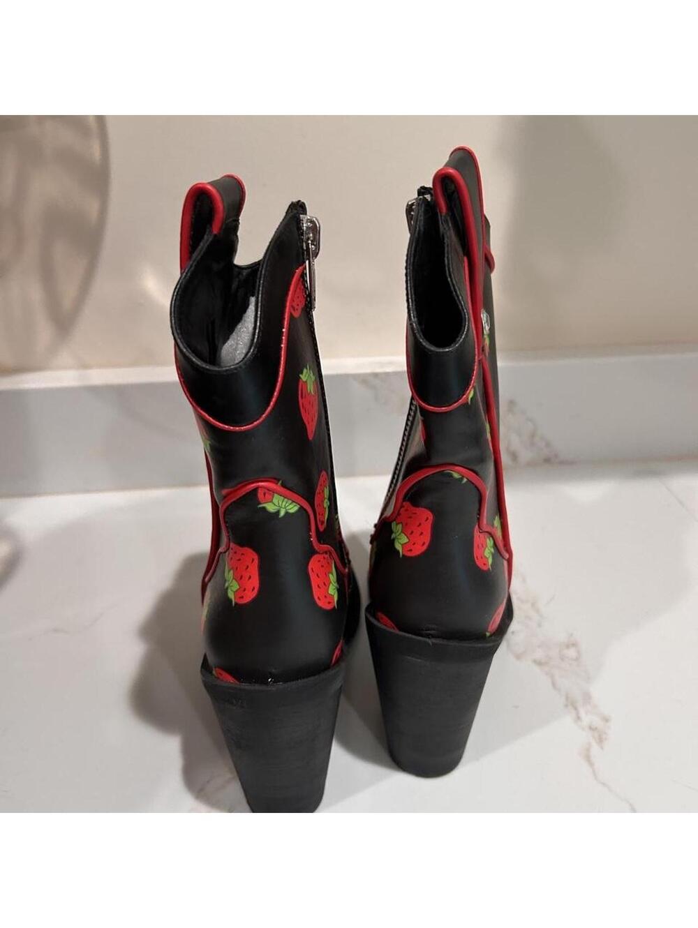 Dolls Kill Strawberry Shortcake Boots - Picture 4 of 5
